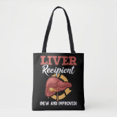 Funny Liver Transplant Recipient Surgery krijgt go Tote Bag (Voorkant)