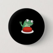 Funny Lizard Button Meme (Voorkant)