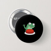Funny Lizard Button Meme (Voorkant /achterkant)