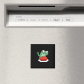 Funny Lizard Button Meme Magneet (Insitu (Vaatwasser))