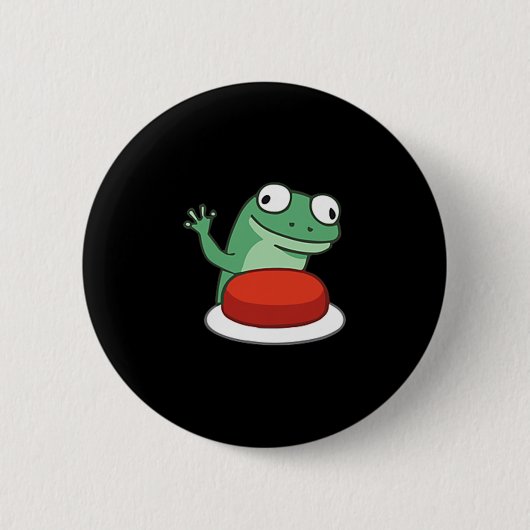 Funny Lizard Button Meme T-shirt.png (Voorkant)
