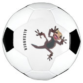 Funny Lizard Gecko Personal Voetbal (Gedraaid)