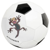 Funny Lizard Gecko Personal Voetbal (Drie kwart)