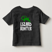 Funny Lizard Hunter Reptile love Kind Kinder Shirts (Voorkant)