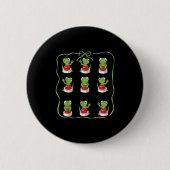 Funny Lizard Lizard Animal Button Meme (Voorkant)