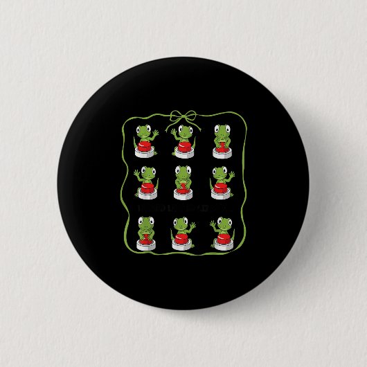 Funny Lizard Lizard Animal Button Meme (Voorkant)