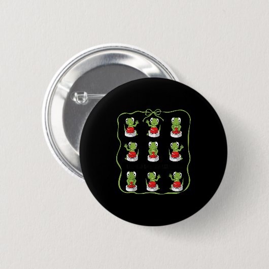 Funny Lizard Lizard Animal Button Meme (Voorkant /achterkant)