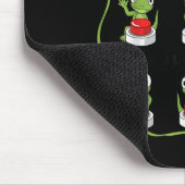 Funny Lizard Lizard Animal Button Meme Muismat (Hoek)