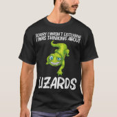 Funny Lizard Lover Design for Men Women Reptile T-shirt (Voorkant)
