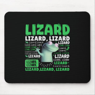 Funny Lizard Meme Animal Women Mannen _1 Muismat