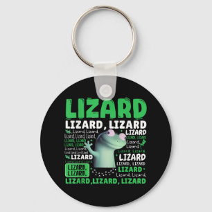 Funny Lizard Meme Animal Women Mannen _1 Sleutelhanger