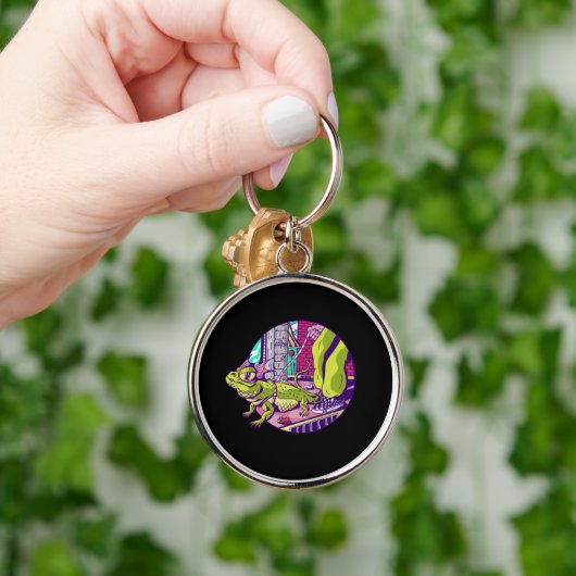 Funny Lizard Sleutelhanger (Hand)