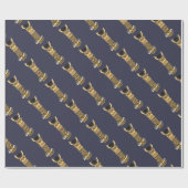 Funny Llama Afstuderen Art Design Cadeaupapier (Vlak)