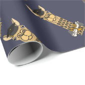 Funny Llama Afstuderen Art Design Cadeaupapier (Rol Hoek)