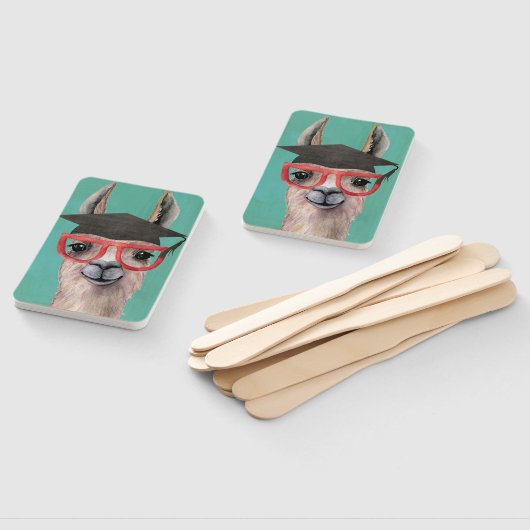 Funny Llama Afstuderen Handwaaier (Niet-gemonteerd)