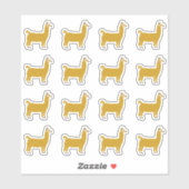 Funny Llama Animal Sticker (Vel)
