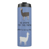 Funny Llama Coffee Thermosbeker (Voorkant)
