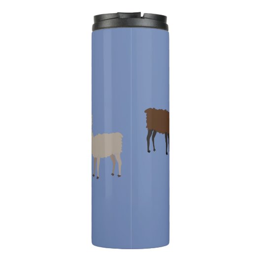 Funny Llama Coffee Thermosbeker (Achterkant)