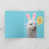 Funny Llama: De paashaas is aangebroken Kaart (Binnen)