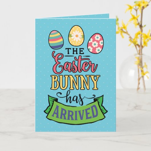 Funny Llama: De paashaas is aangebroken Kaart (Gele Bloem)