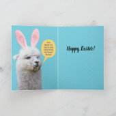 Funny Llama: De paashaas is aangebroken Kaart (Binnen)