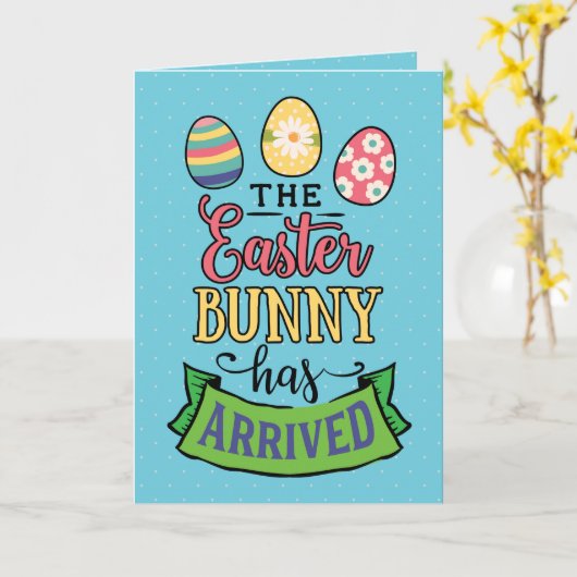 Funny Llama: De paashaas is aangebroken Kaart (Gele Bloem)