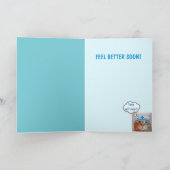 Funny Llama Doctor's bestellingen worden goed Kaart (Binnen)