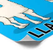 Funny Llama Drama Poster (Hoek)