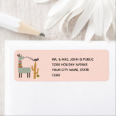 Funny Llama Etiket (Insitu)