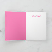 Funny Llama Flower Tiara Valentijnsdag Feestdagen Kaart (Binnen)