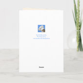 Funny Llama "For My Husband" Birthday Kaart (Achterkant)