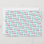 Funny Llama Gezegde Humor Foto Holiday (Achterkant)