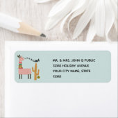 Funny Llama Green Etiket (Insitu)