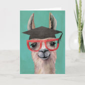 Funny Llama Humor 8e klas Afstuderen Kaart (Voorkant)
