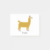 Funny Llama Illustration Post-it® Notes (Voorkant)