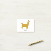 Funny Llama Illustration Post-it® Notes (Op bureau)
