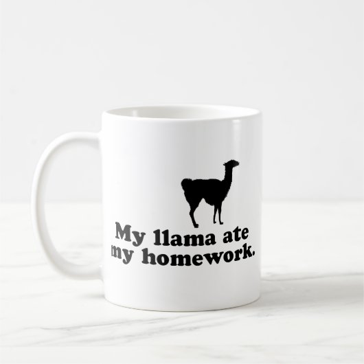 Funny Llama Koffiemok (Links)
