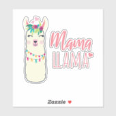Funny Llama MAMA Cute Moederdag Birthday Gift Sticker (Vel)
