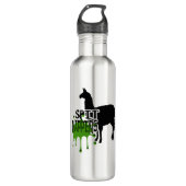 Funny Llama Meme Spit gebeurt Waterfles (Voorkant)