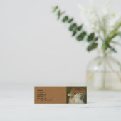 Funny Llama Mini Visitekaartje (Staand voorkant)