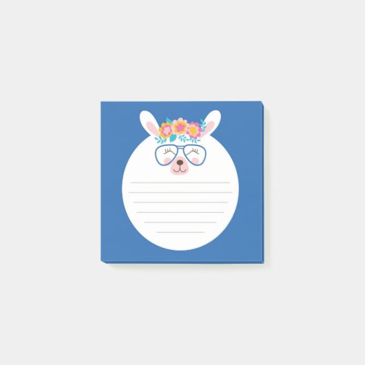 Funny Llama Post-it® Notes (Voorkant)