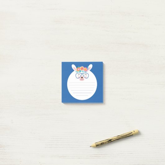 Funny Llama Post-it® Notes (Op bureau)