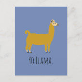Funny Llama Pun Briefkaart (Voorkant)