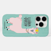 Funny Llama Queen Illustration Case-Mate iPhone Case (Achterkant (horizontaal))