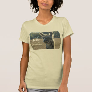 Funny Llama-Shirt, Hallo Dalai (Dalai LLAMA!) T-shirt