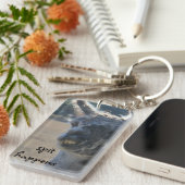 Funny Llama Sleutelhanger, Spit gebeurt Sleutelhanger (Voorkant Rechts)