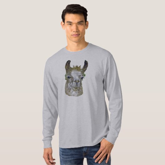 Funny Llama T-shirt (Voorkant volledig)
