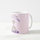 Funny Llama Teacher Gift Koffiemok (Voorkant rechts)