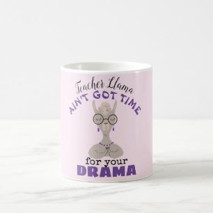 Funny Llama Teacher Gift Koffiemok