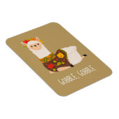 Funny Llama Turkey Thanksgiving Magneet (Rechterzijde)